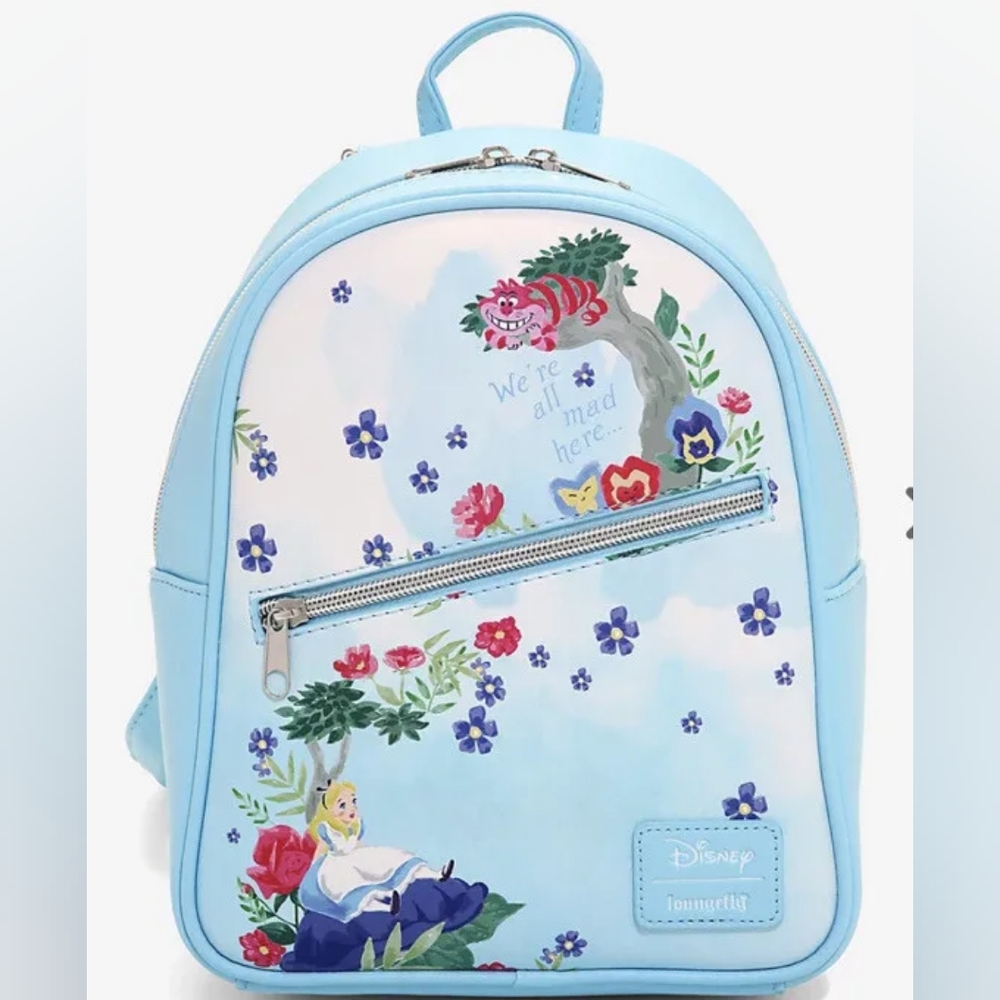 Loungefly Disney Alice In Wonderland Watercolor Mini Backpack